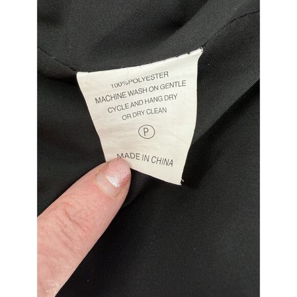 Marie Oliver Mia Mid Rise Shorts Black Womens Size 10 Pockets Side Zip - Picture 9 of 9